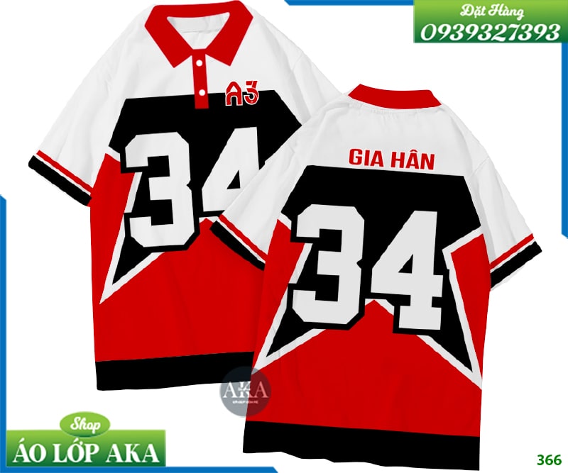 Áo Lớp Có Cổ 3D - 3