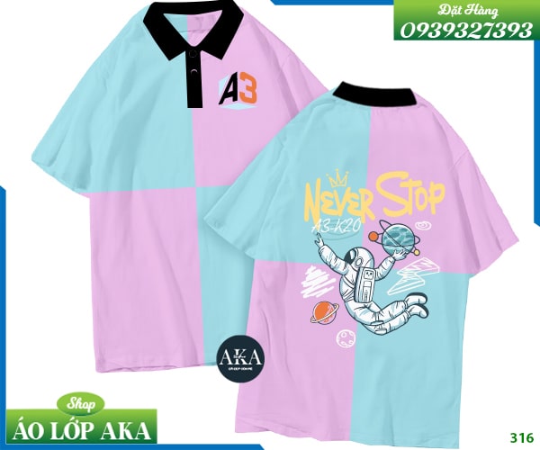 Mẫu Áo Lớp Đẹp Nhất Có Cổ - 3