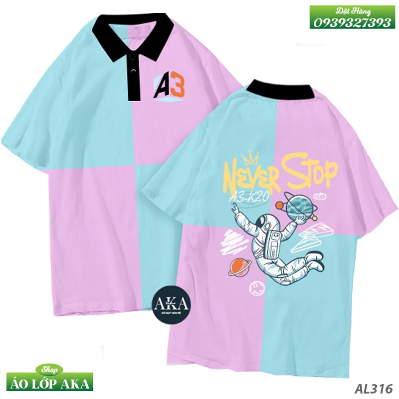 Áo Lớp 3D Có Cổ - 8