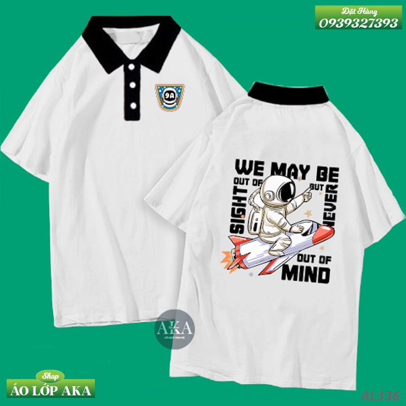 Áo Lớp Có Cổ Màu Trắng - 6