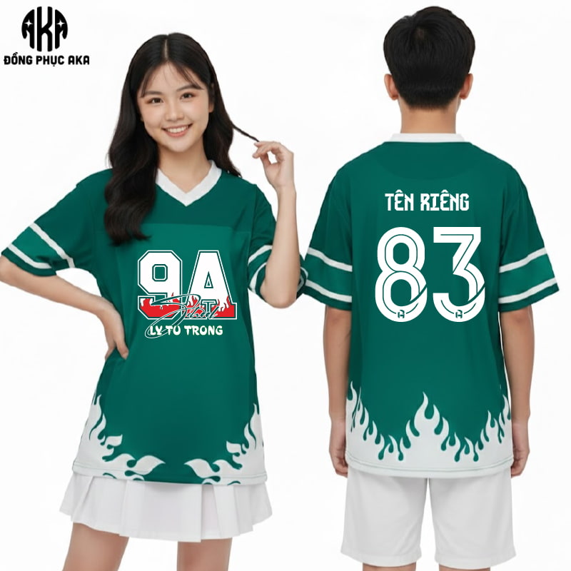 Áo Lớp Màu Xanh Lá Đậm - 1