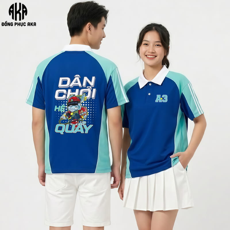 Áo Lớp Màu Xanh Dương - 2