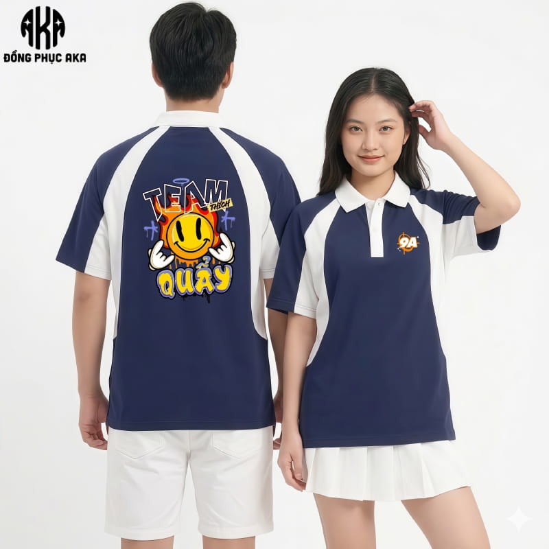 Áo Lớp Màu Xanh Navy - 1