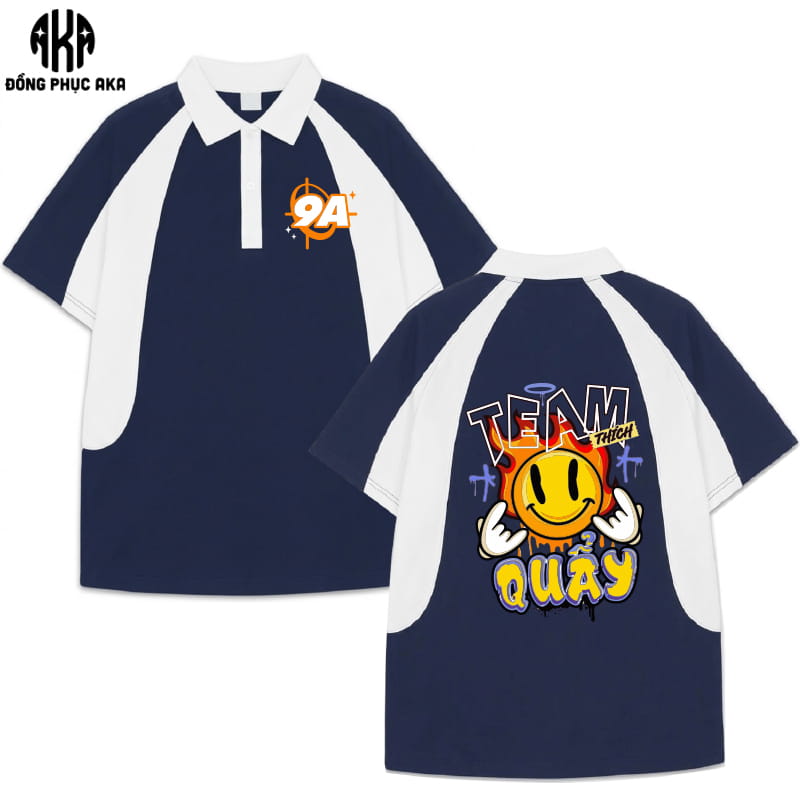 Áo Lớp Màu Xanh Navy - 2