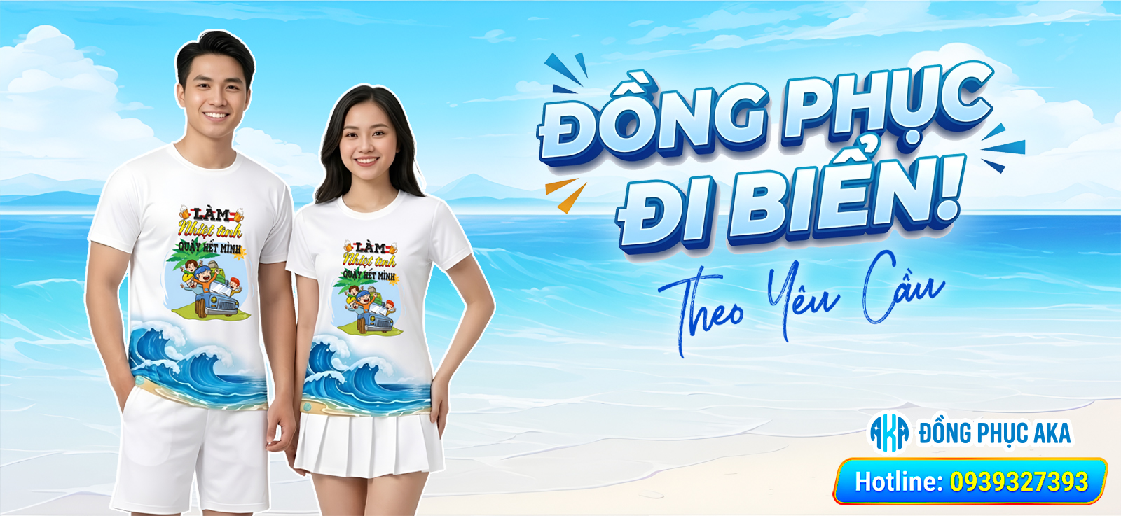 Banner Đồng Phục Đi Biển