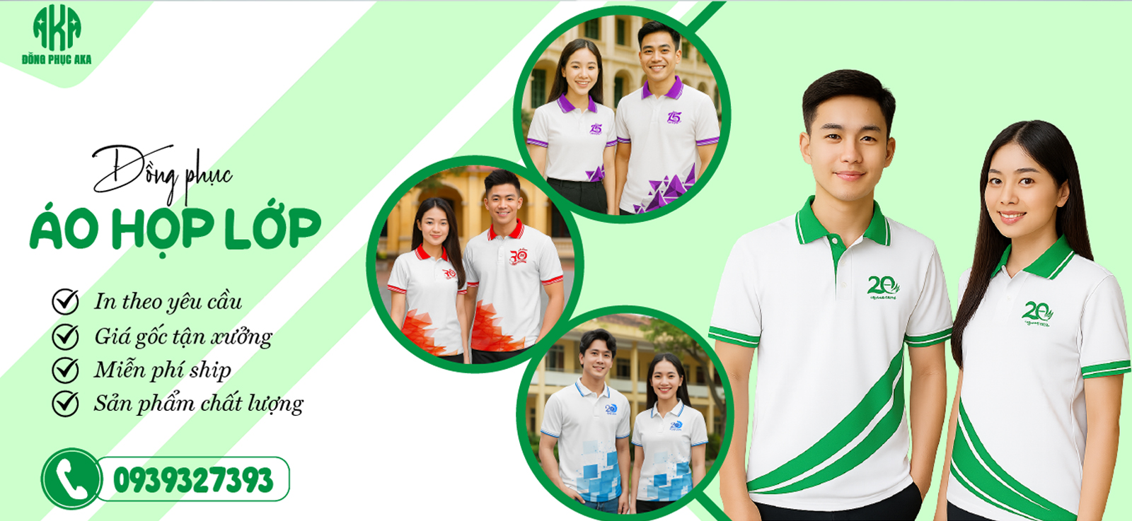 Banner Áo Đồng Phục Họp Lớp