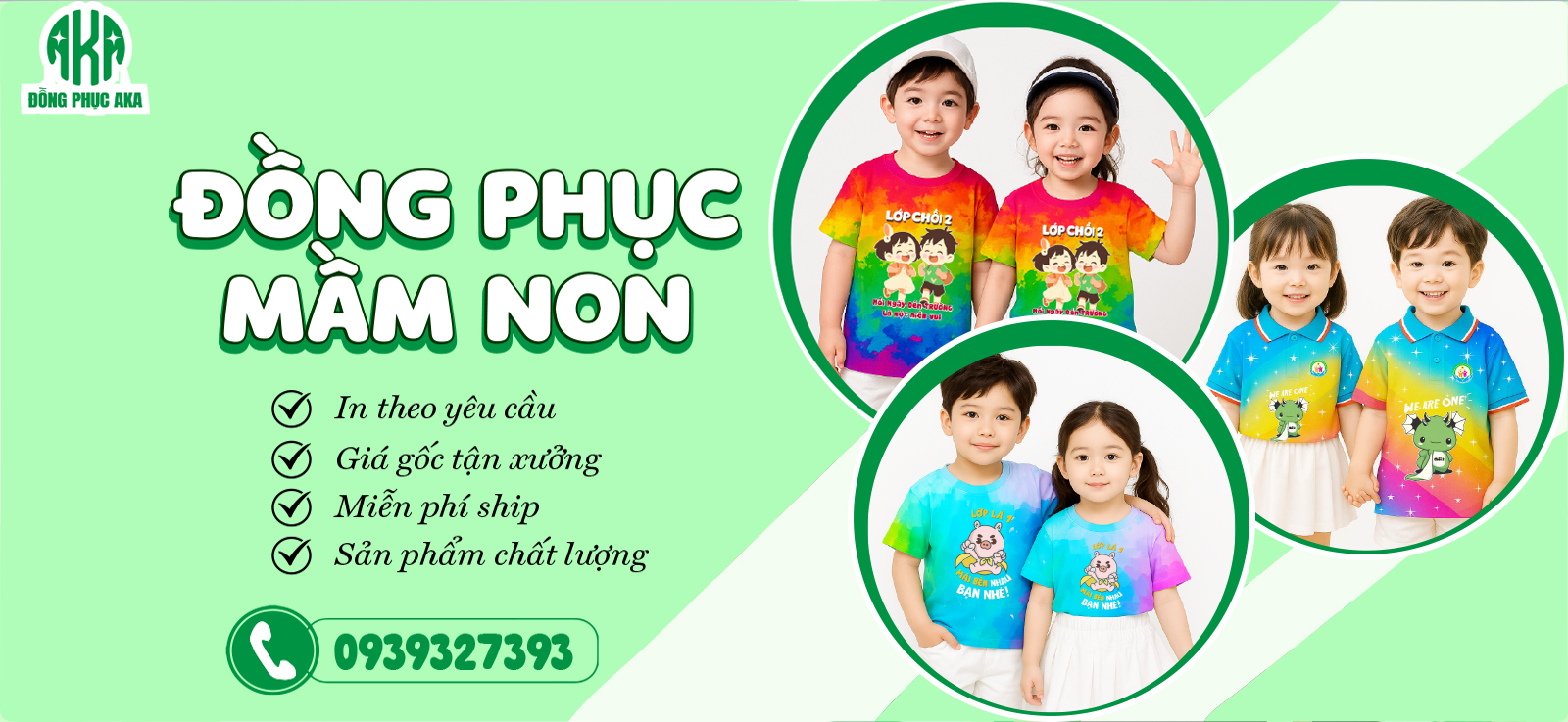 Banner Đồng Phục Mầm Non