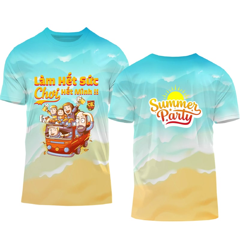 Áo Đồng Phục Đi Biển Đẹp