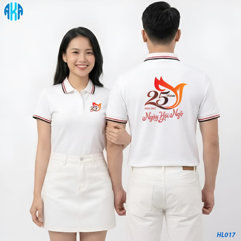 Áo Đồng Phục Họp Lớp Màu Trắng