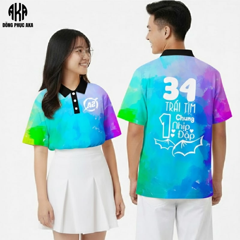 Áo Lớp Có Cổ 3D