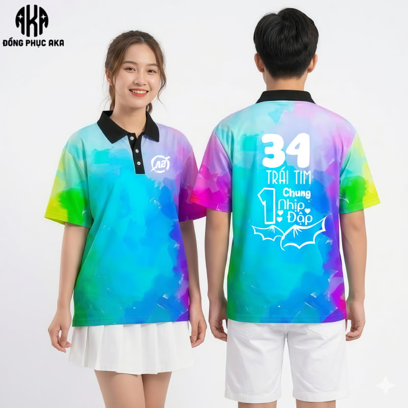 Áo Lớp Có Cổ 3D