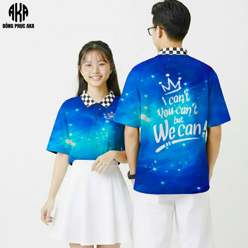 áo lớp có cổ màu xanh, áo lớp có cổ, áo lớp 3d, áo lớp galaxy, áo lớp polo, mẫu áo lớp đẹp, áo lớp, áo đồng phục lớp, áo phông lớp