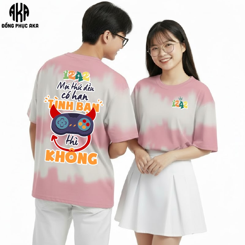 Áo Lớp Màu Loang