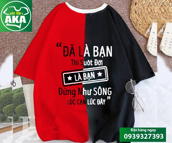 áo phông lớp, áo lớp, áo lớp màu đỏ đen, mẫu áo lớp đỏ đen, áo lớp màu đỏ đen đẹp, mẫu áo phông lớp đẹp