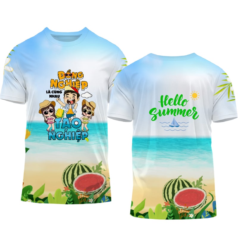 Đồng Phục Đi Biển Cho Nhóm