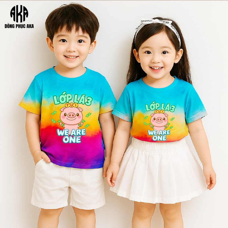 Đồng Phục Mầm Non Cổ Tròn