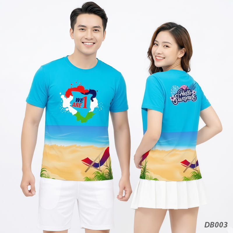Mẫu Áo Đồng Phục Đi Biển Đẹp