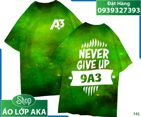 mẫu áo đồng phục lớp đẹp, áo lớp A3, áo lớp loang màu, áo lớp màu xanh lá, Áo lớp đẹp, áo lớp, áo đồng phục lớp, mẫu áo đồng phục lớp, mẫu áo lớp đẹp, áo phông lớp, mẫu áo lớp đẹp nhất