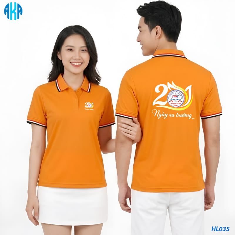 mẫu áo kỷ niệm 20 năm ra trường, áo đồng phục 20 năm, áo đồng phục họp lớp màu cam, mẫu áo đồng phục họp lớp, áo đồng phục họp lớp, mẫu áo họp lớp đẹp, áo họp lớp màu cam, áo họp lớp đẹp