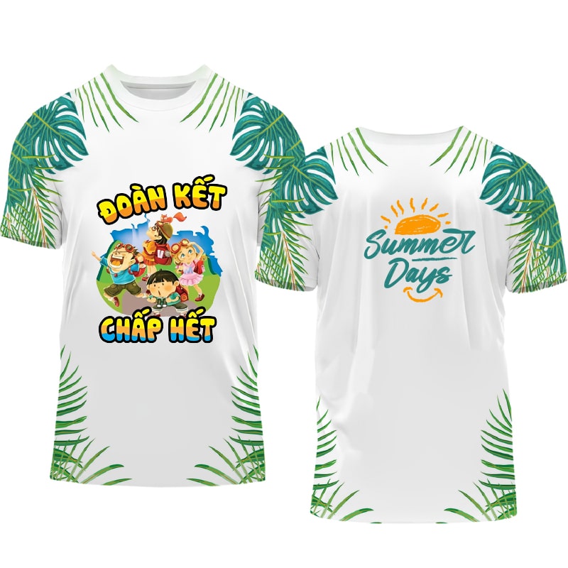 Mẫu Áo Phông Đồng Phục Đi Biển